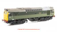 2548 Heljan Class 25/3 Diesel Locomotive number 7561 in BR Two Tone Green livery with full yellow ends